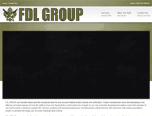 Tablet Screenshot of fdlgroup.com